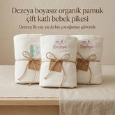 Dezeya Boyasız Organik Pamuk Bebek Pikesi