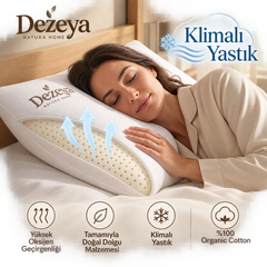 Dezeya Hava Kanalcıklı Doğal Lateks Baton Yastık